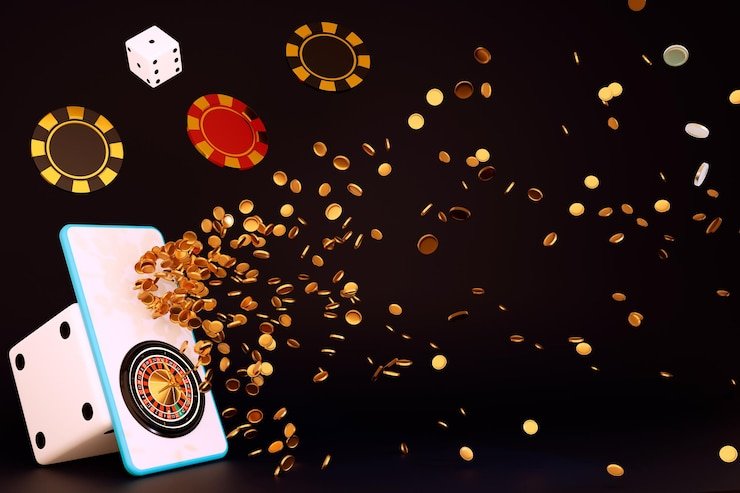Ilustrasi proses deposit dan penarikan dana dengan perangkat mobile yang aman